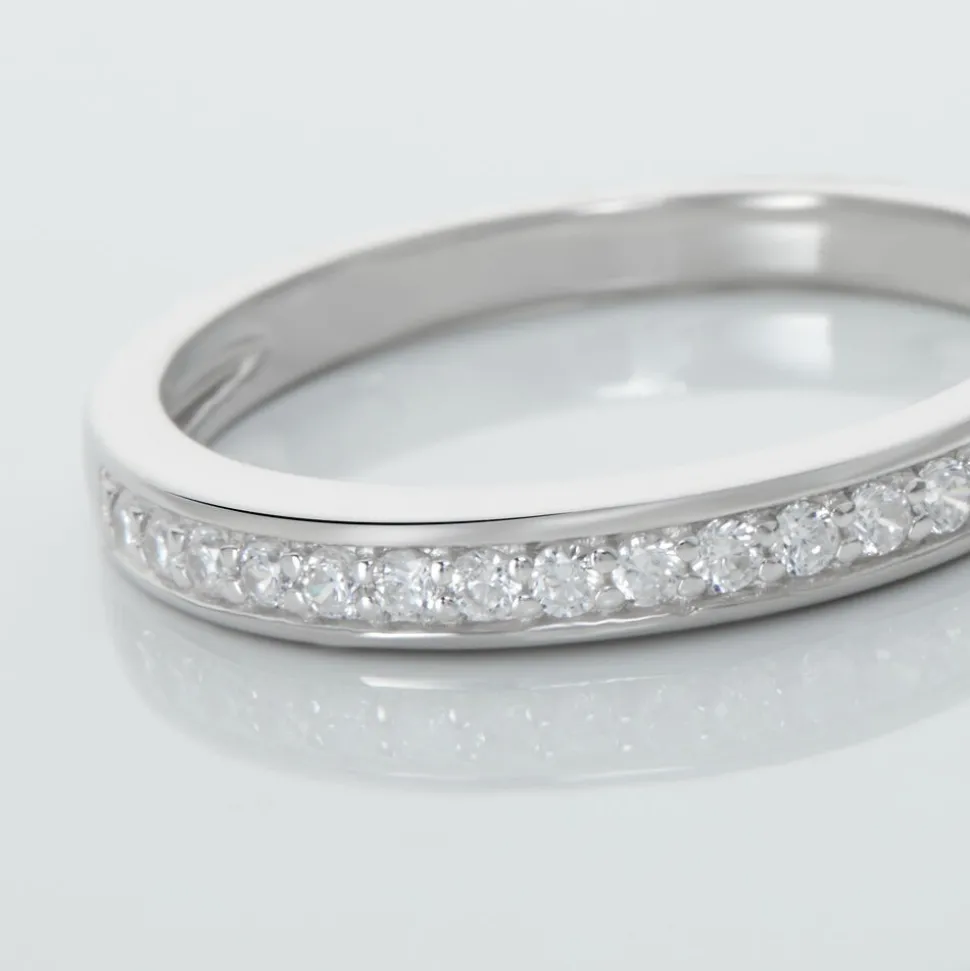 Demi Alliance Heket Argent Blanc Oxyde De Zirconium