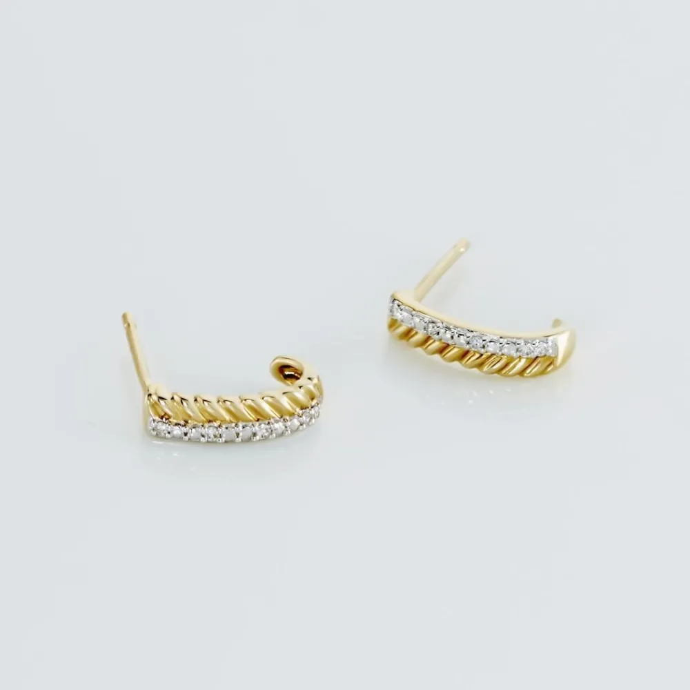 Marc Orian Créoles|Créoles Femme > Demi Créoles Or Jaune Adah Diamants