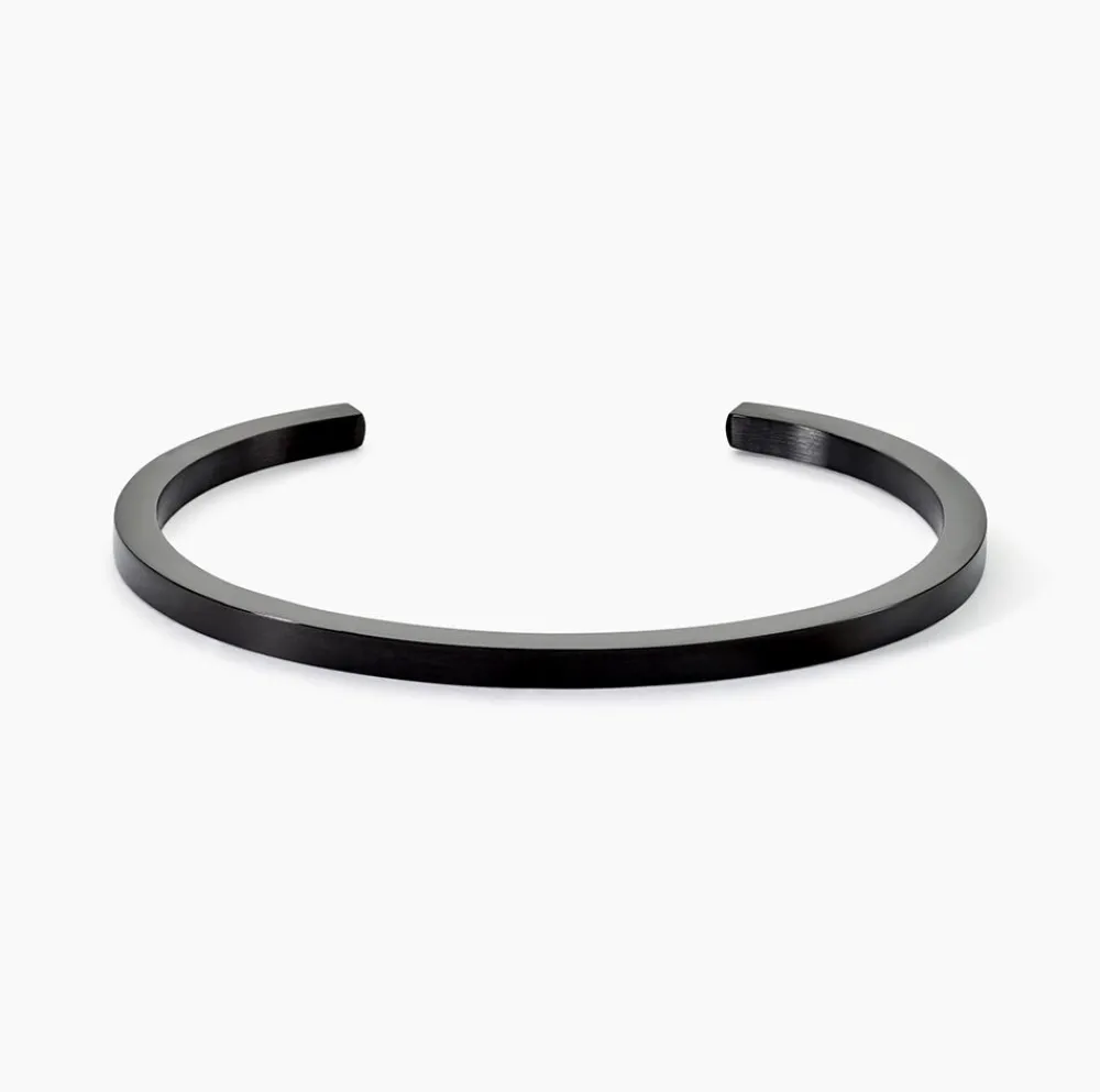JOURDAN Bracelets Homme|Bracelets Acier Inoxydable > Jonc Teno Acier Noir