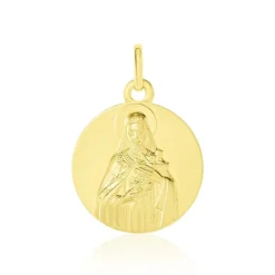 Marc Orian Pendentifs|Pendentifs Personnalisés > Médaille Or Jaune Sainte Thérèse