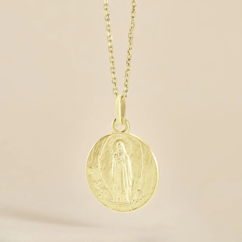 Marc Orian Pendentifs|Pendentifs Personnalisés > Medaille Or Jaune Vierge
