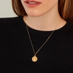 Marc Orian Pendentifs|Pendentifs Personnalisés > Medaille Or Jaune Vierge