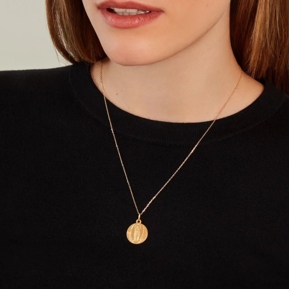 Marc Orian Pendentifs|Pendentifs Personnalisés > Medaille Or Jaune Vierge