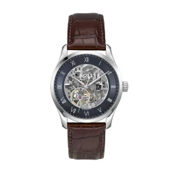 Montre Boss Principle Skeleton Bleu