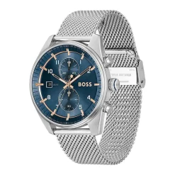 Montre Boss Skytraveller Bleu