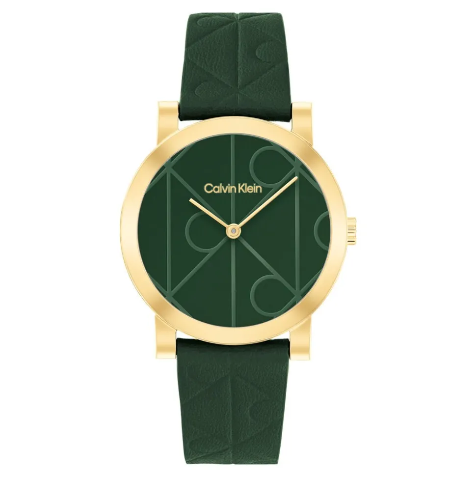 Montre Calvin Klein Monogram Vert
