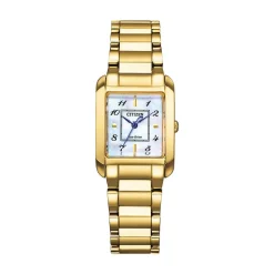 Montre Citizen Ladies Square Nacre Blanche