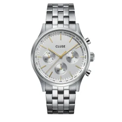 Montre Cluse Antheor Multifonction Argenté