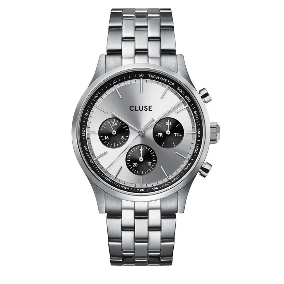 Montre Cluse Antheor Multifonction Argenté