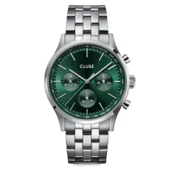 Montre Cluse Anthéor Multifonction Vert