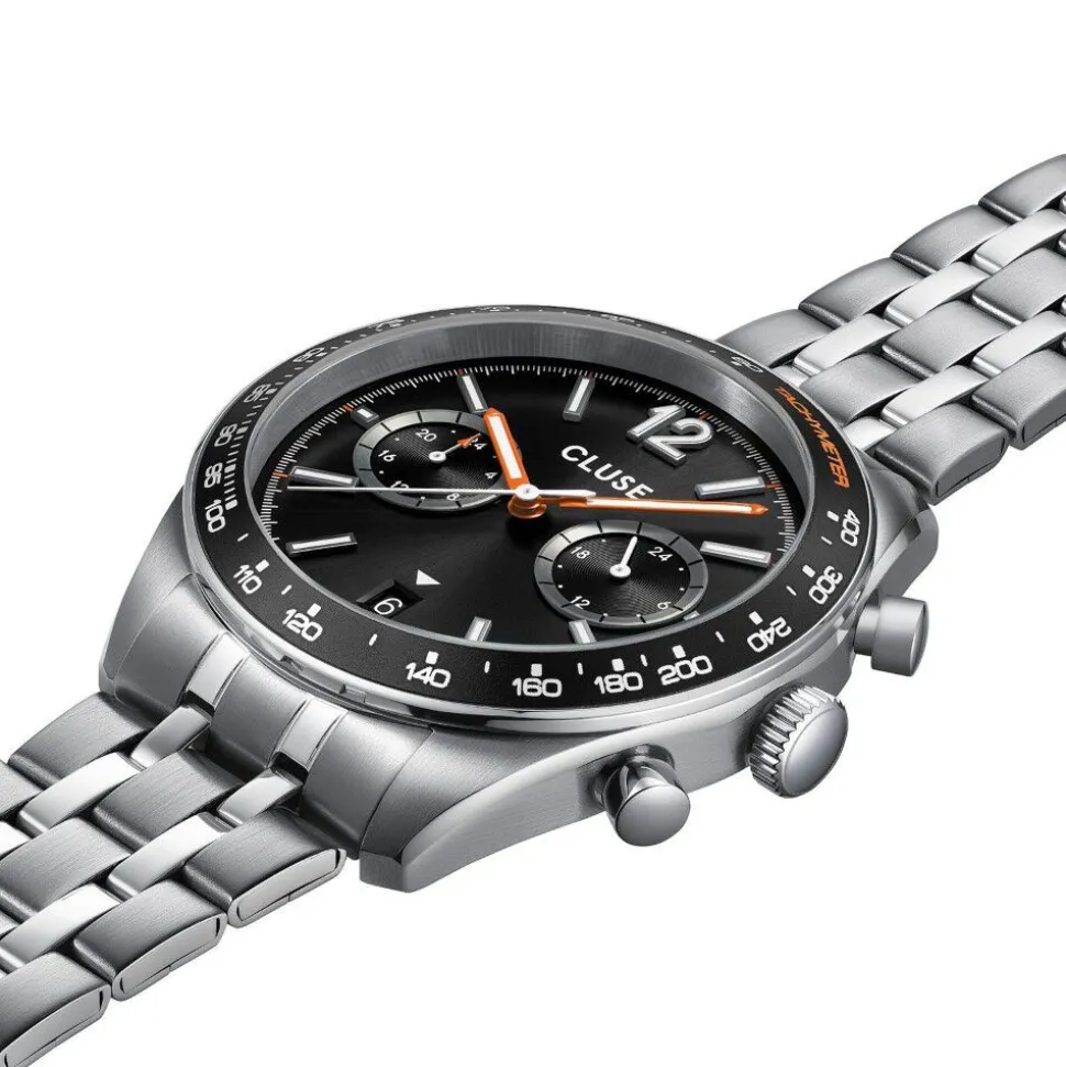 Montre Cluse Aravis Dual Timer Noir