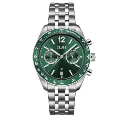 Montre Cluse Aravis Dual Timer Vert