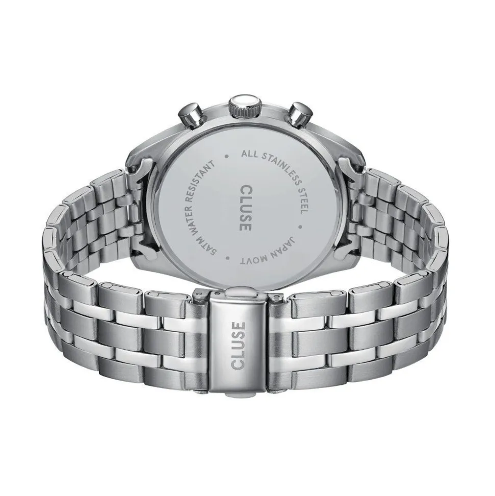 Montre Cluse Aravis Dual Timer Bleu