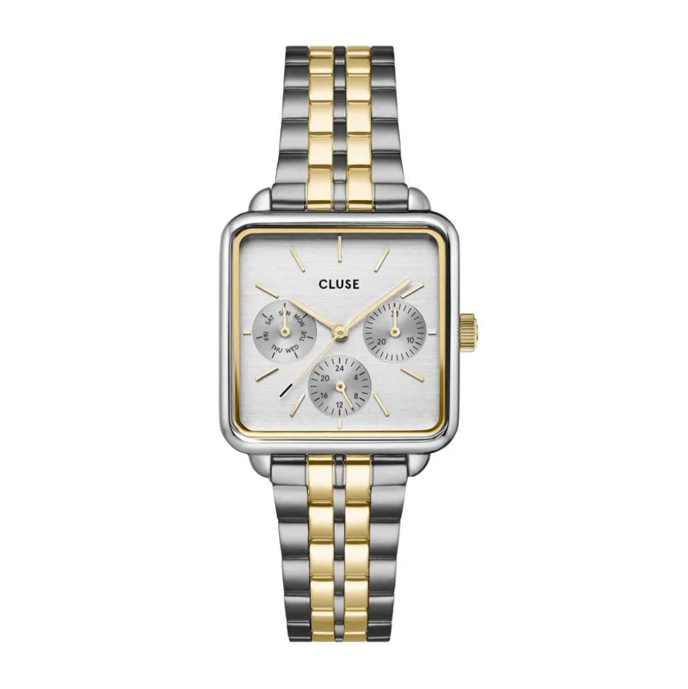 Montre Cluse La Tetragone Multifunction Argenté