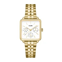 Montre Cluse La Tétragone Multifunction Blanc