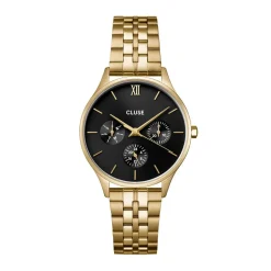 Montre Cluse Minuit Multifonction Noir