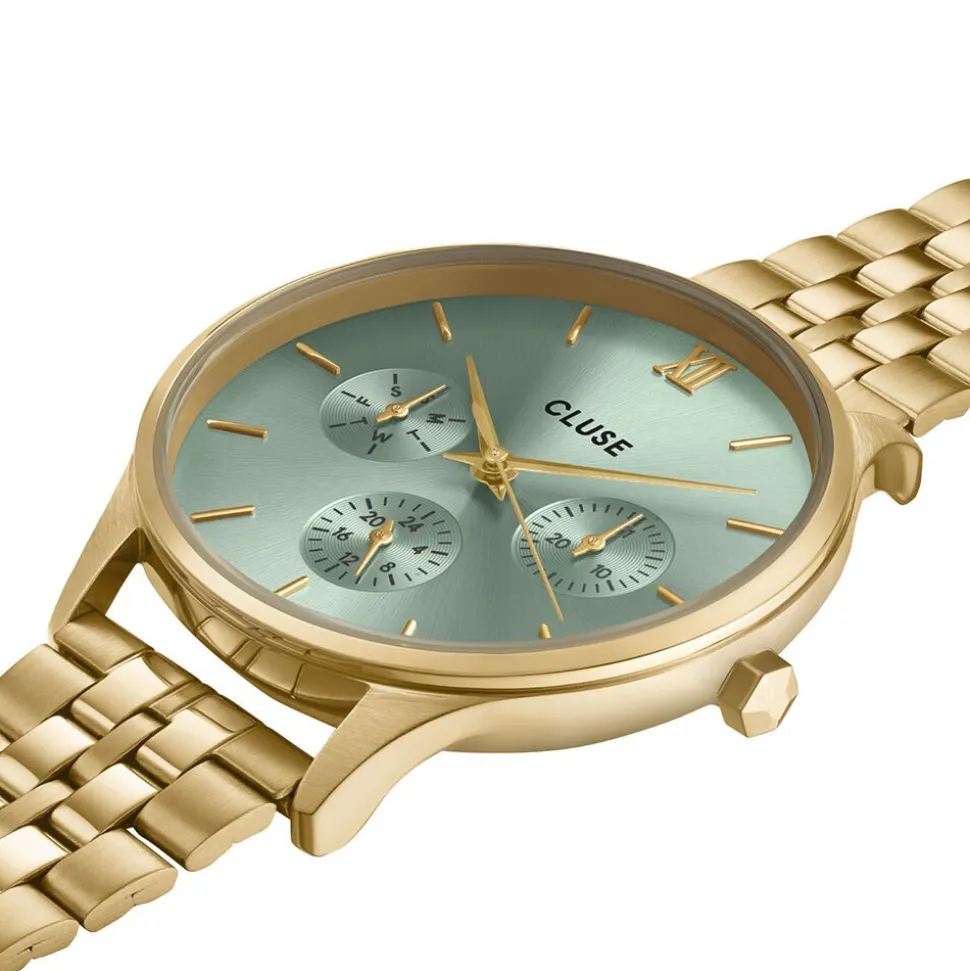 Montre Cluse Minuit Multifunction Vert