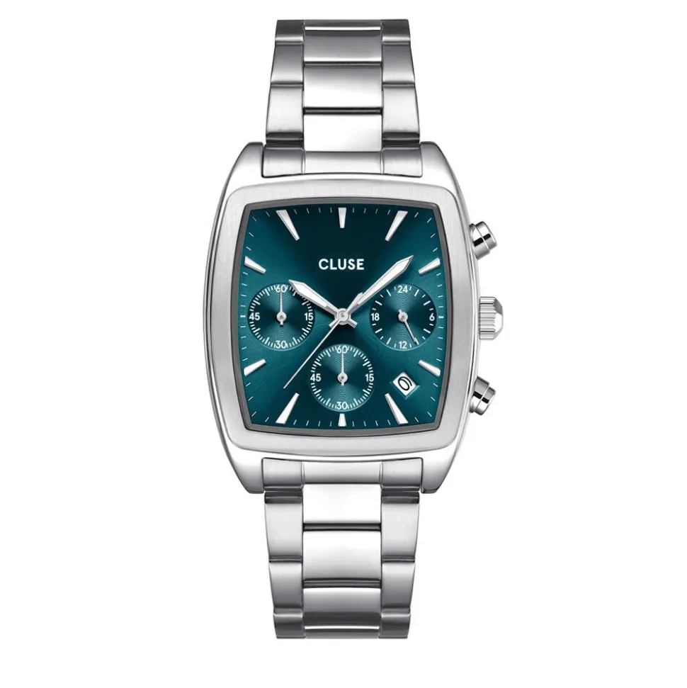 Montre Cluse Quartaut Chrono Bleu