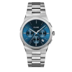 Montre Cluse Vigoureux Chrono Bleu