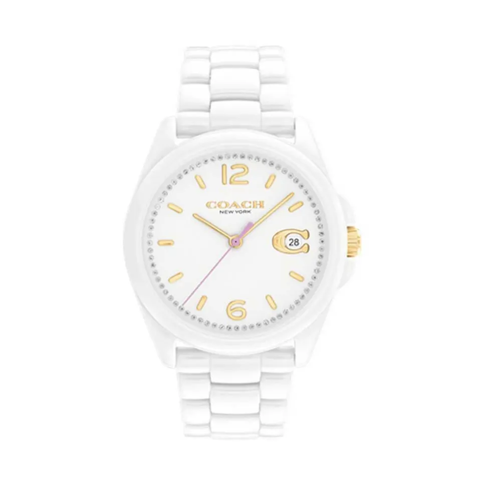 Montre Coach Greyson Blanc