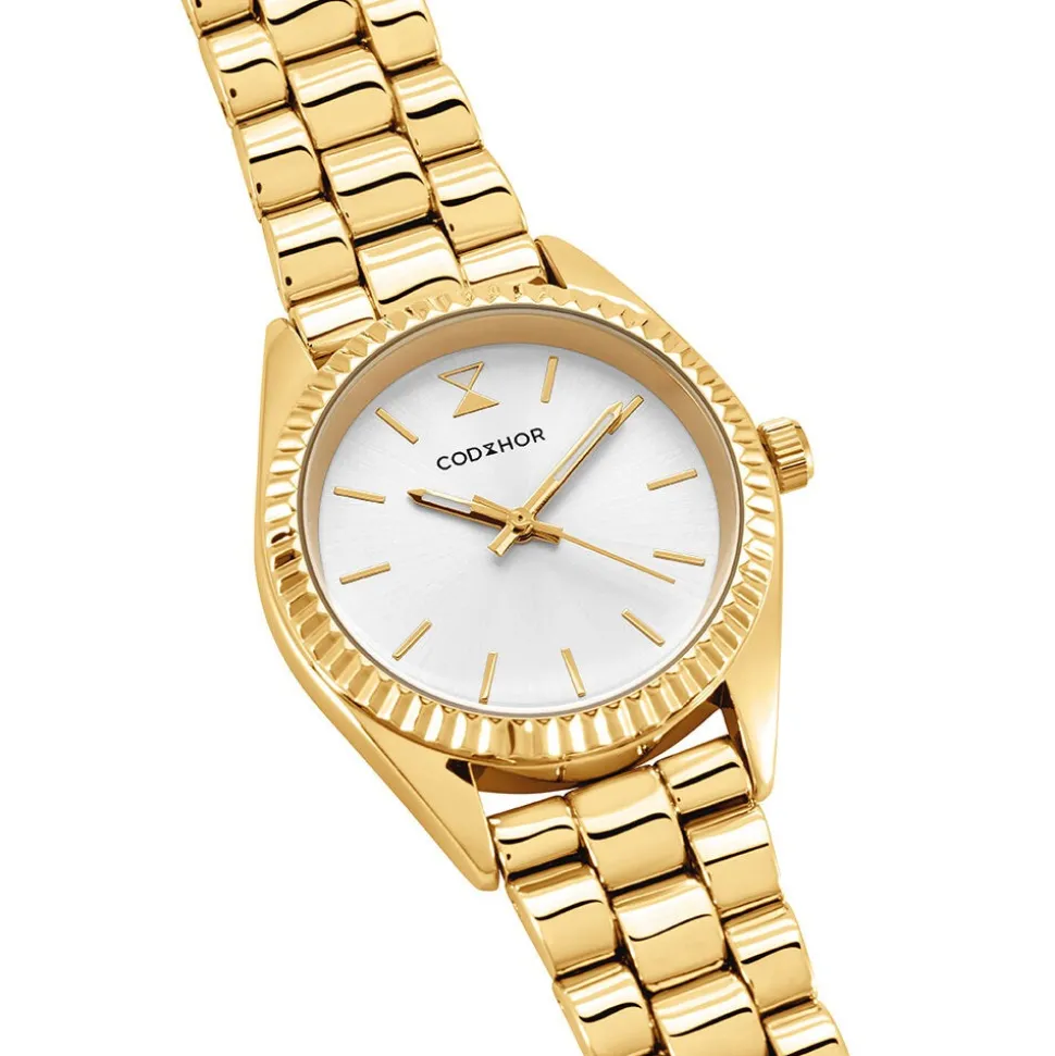 Montre Codhor Sandy Blanc