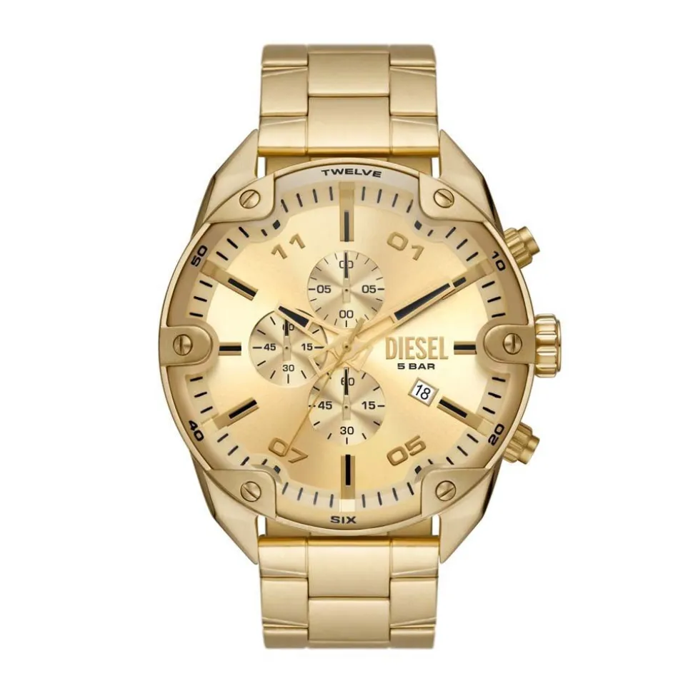 Montre Diesel Spiked Doré