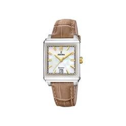 Montre Festina On The Square Nacre Blanche