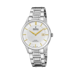 Montre Festina Swiss Made 40 Argenté