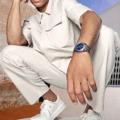 Montre Festina Swiss Made 40 Bleu