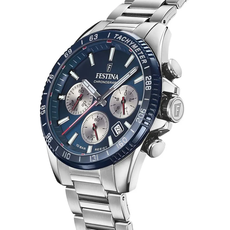 Montre Festina Timeless Chronograph Bleu