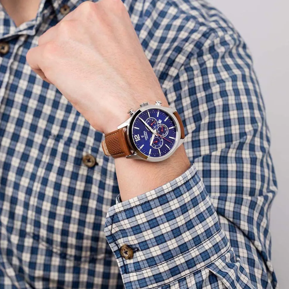 Montre Festina Timeless Chronograph Bleu