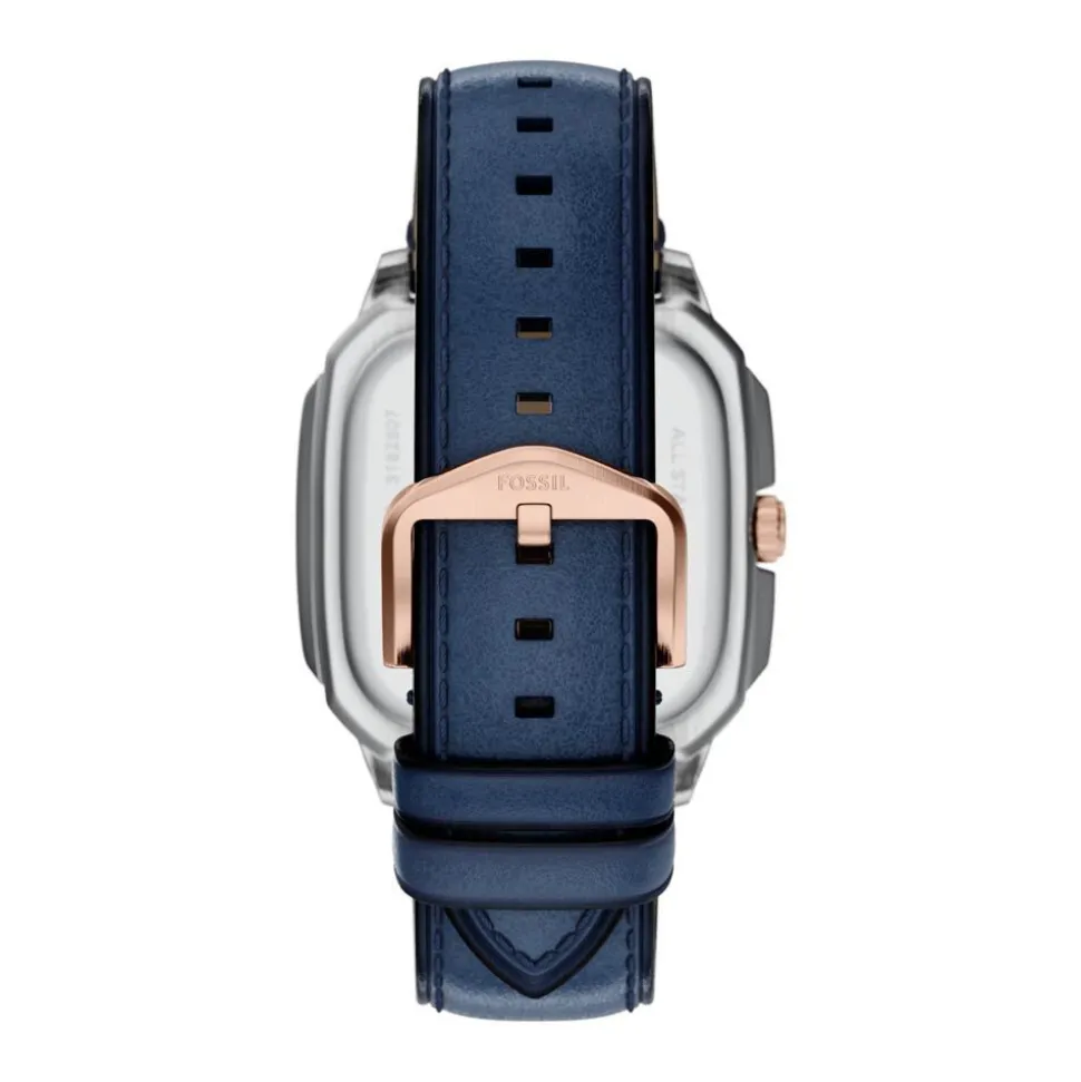 Montre Fossil Crosby Bleu