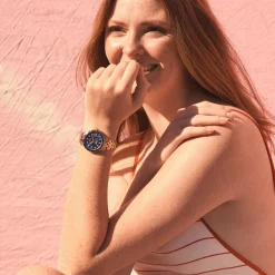 Montre Fossil Fb 01- Bleu
