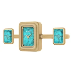 Montre Fossil Raquel Watch Ring Bleu