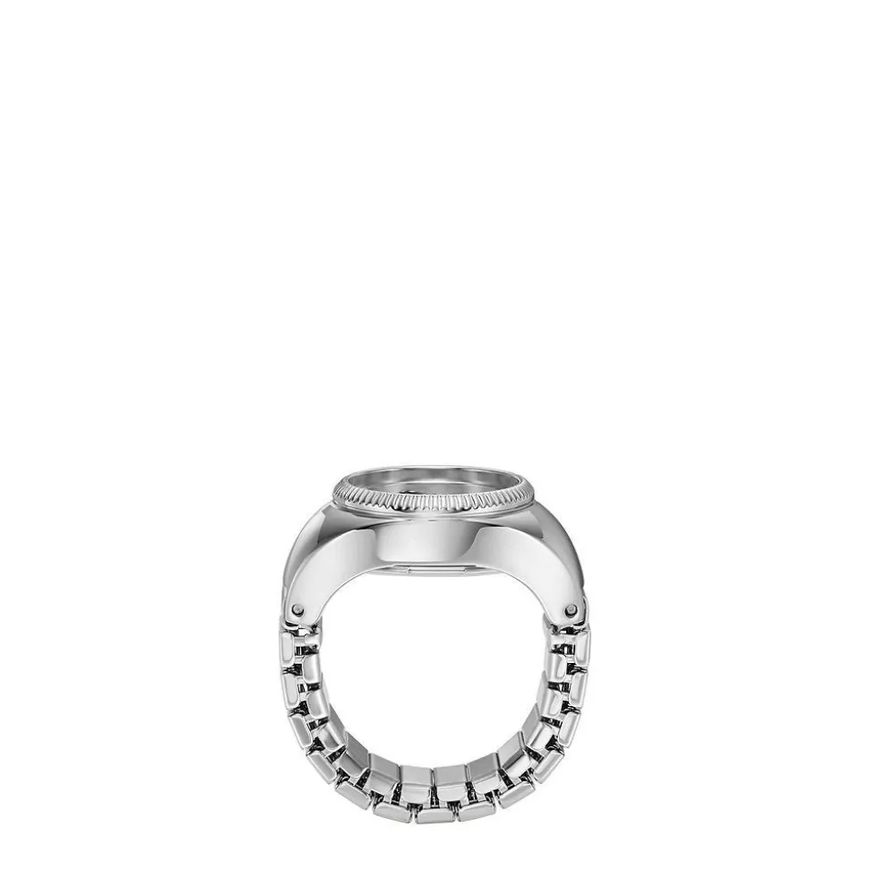 Montre Fossil Watch Ring Blanc