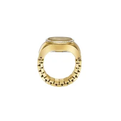 Montre Fossil Watch Ring Doré