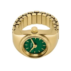 Montre Fossil Watch Ring Vert