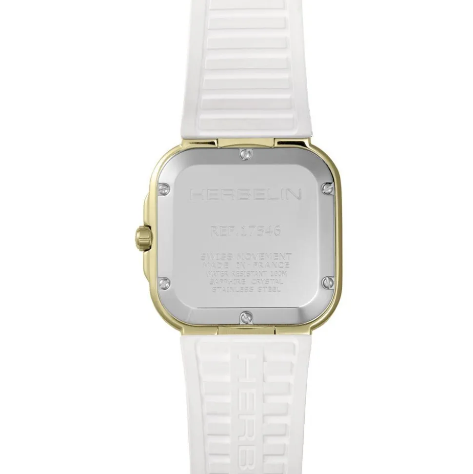 Montre Herbelin Cap Camarat Square Nacre Blanche