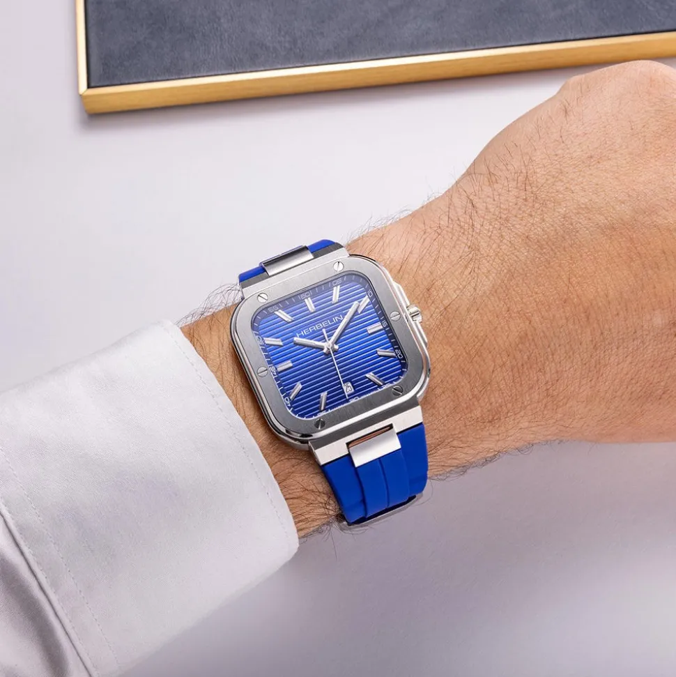 Montre Herbelin Cap Camarat Square Bleu