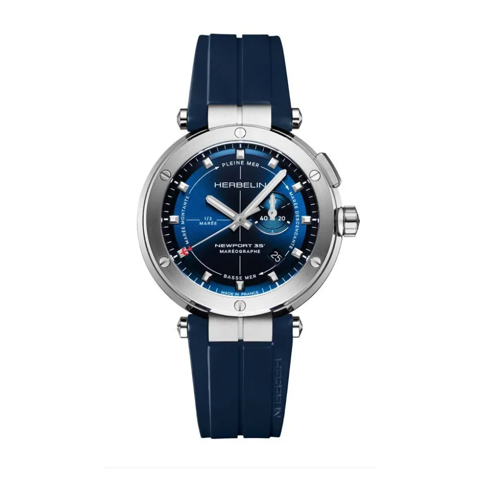 Montre Herbelin Newport Mareographe Bleu