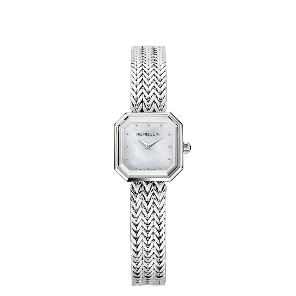 Montre Herbelin Octogone Nacre Blanche