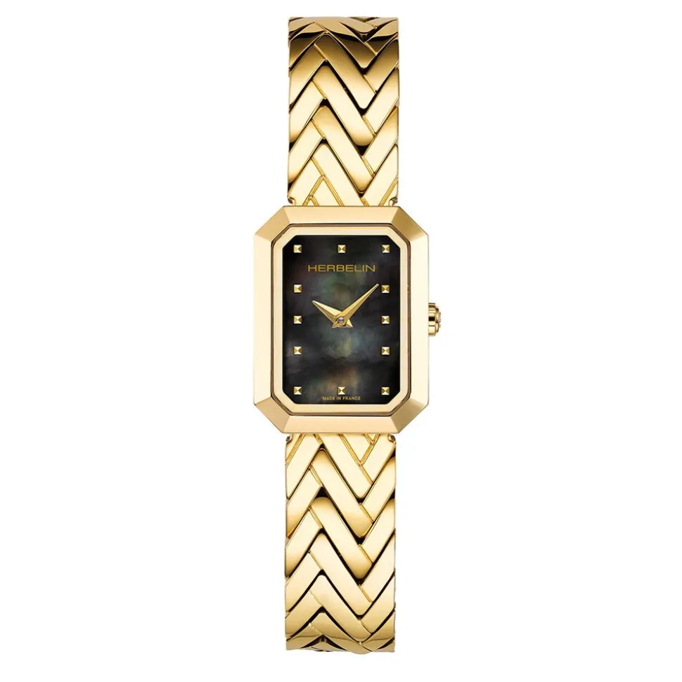 Montre Herbelin Octogone Nacre Noire