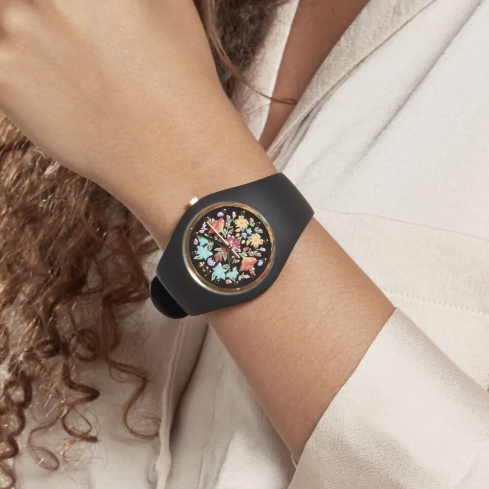 Montre Ice Watch Flower Noir