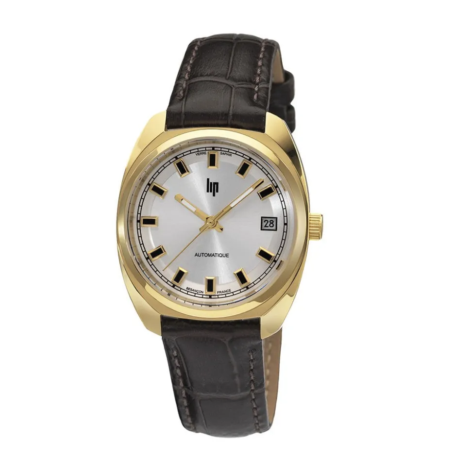 Montre Lip General De Gaulle Auto 35 Argenté