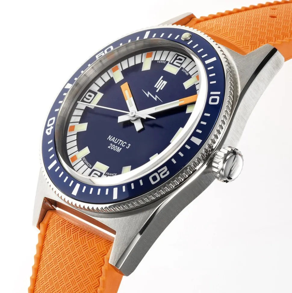 Montre Lip Nautic 3 Bleu