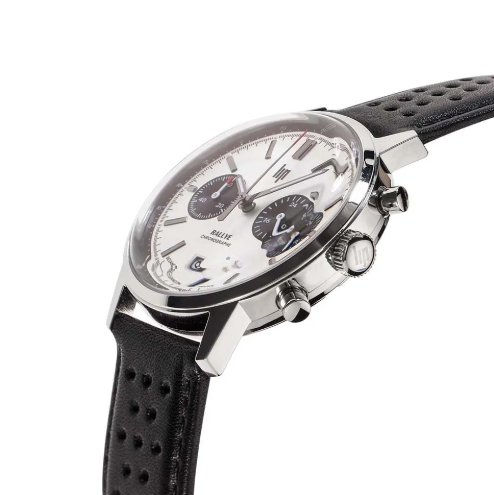 Montre Lip Rallye Meca-Quartz Argenté