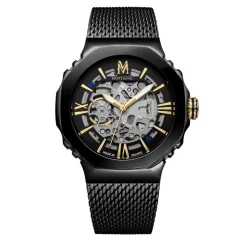 Montre Montignac Octagon Automatique Noir