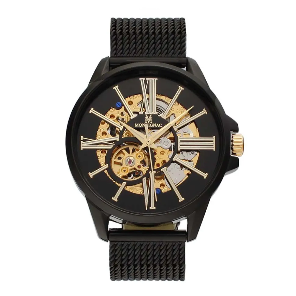 Montre Montignac Round Automatique Noir