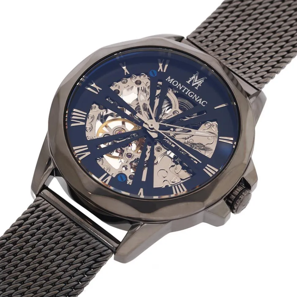 Montre Montignac Round Automatique Noir