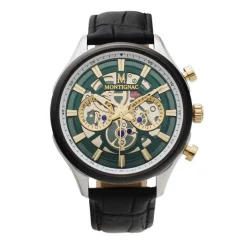 Montre Montignac Round Chrono Vert